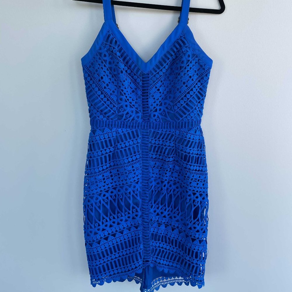 Bright Blue Lacey Dress